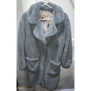 Free People Women's Size Small Teddy Coat Sherpa Viscose Lining